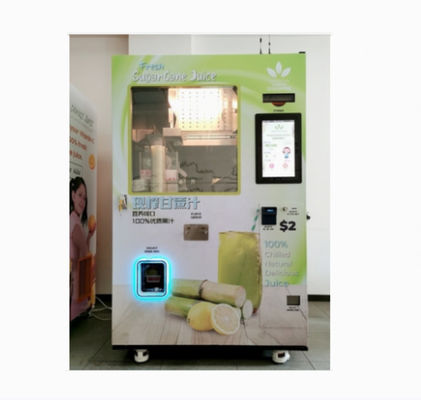 Kwaliteit  220V / 50Hz Sugarcane Vending Machine Juice Extractor For Restaurants Supermarkets fabriek