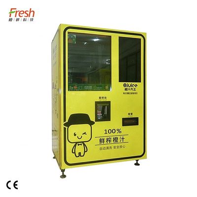 Verse Oranje Juice Vending Machine Smart Extractor Aangepaste Kleur