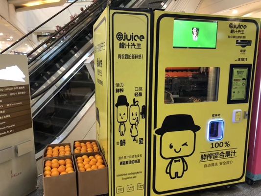 Automatische Professionele Oranje Juicer-Machine voor de School van de Supermarktwandelgalerij