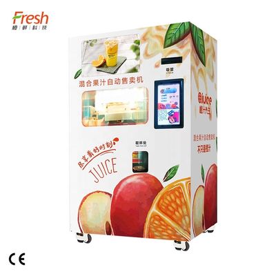 De commerciële Oranje Aangepaste Kleur van Apple Juice Vending Machine Automatic 220V
