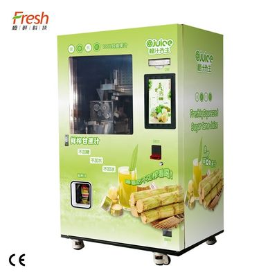 Vers Juice Sugarcane Vending Machine 220V Automatisch voor Supermarkt