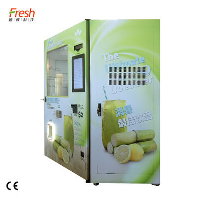 M. Orange Sugarcane Juice Vending Machine Custom 220V 800W voor 100 - 120 Koppen