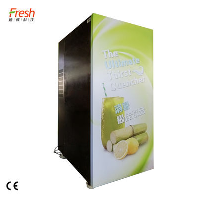 M. Orange Sugarcane Juice Vending Machine Custom 220V 800W voor 100 - 120 Koppen