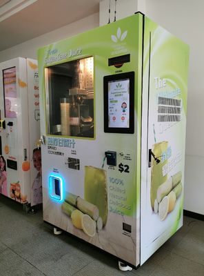 Vers Juice Sugarcane Vending Machine 220V Automatisch voor Supermarkt