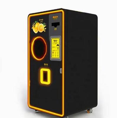Zwarte marktfruit Juice Vending Machine 800W voor Sinaasappelen Apple