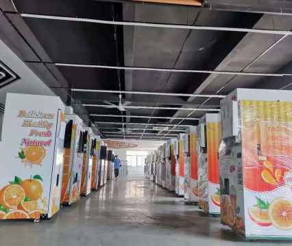 Ce-Fruit Juice Vending Machine 300W/2000W Vers Gedrukt Oranje Juice Machine