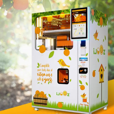 Uitdrijving Automatisch Juice Vending Machine 680W Vers Oranje Juice Maker Electric
