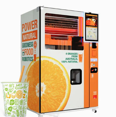 Voedsel Juice Self Vending Machine Automatic Oranje Juice Maker Commercial 1100W