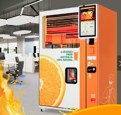Voedsel Juice Self Vending Machine Automatic Oranje Juice Maker Commercial 1100W