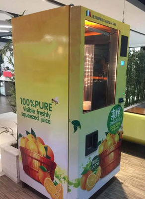 Bedrijfs Commerciële Automaat Oranje Juice Stainless Steel Multi Payment