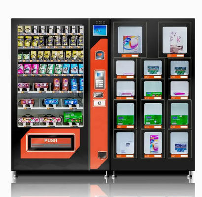 de OpslagAutomaat Oranje Juice With Card Reader van de 24 urenself - service