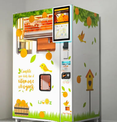 Bill Acceptor 800W Automatisch Juice Vending Machine With Canopy