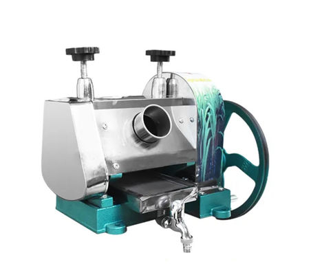 Elektrische Machine 75mm van Sugar Cane Squeezer Stainless Steel Press Juicer 110mm Rol