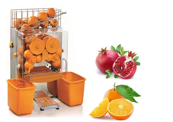 Auto Verse Gedrukte Oranje Juice Machine Citrus Pomegranate Juice-Trekker 120W