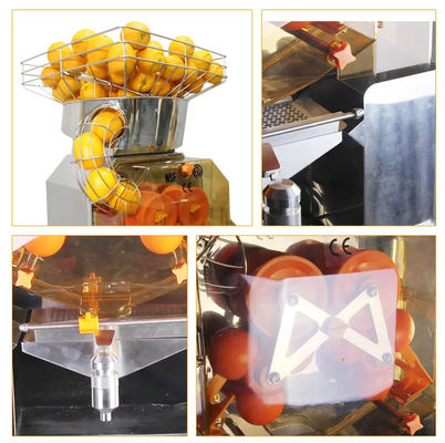Van de Citroen Oranje Juice Squeezing Machine Automatic With van de drankwinkel de Kraancontrolemechanisme