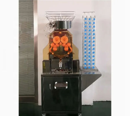 Het industriële Roestvrije staal van Metaal Oranje Juice Vending Machine Automatic Maker