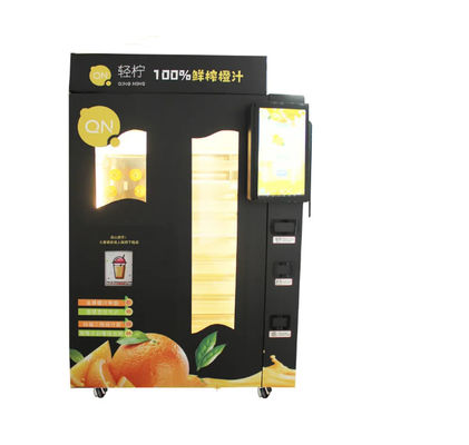 De fruitsalade drukte vers Oranje Juice Vending Machine With het 32 Duimscherm