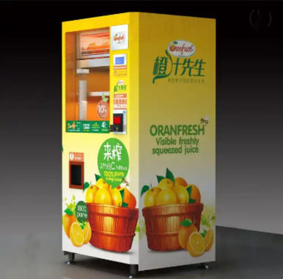 350ml oranje Vers Juice Vending Machine Commercial Coin Bill Credit Card Payment