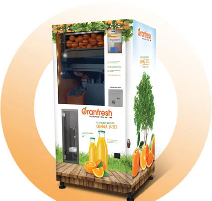 OEM de Gezonde Post van de het Hotelmetro van Voedsel Verse Juice Vending Machine For Street