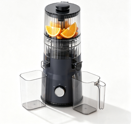 Fresh Smart HJ103A Compact Slow Masticating Juicer De perfecte combinatie van stijl en voeding met 135mm breed schot, 200W koude pers en zelfreiniging