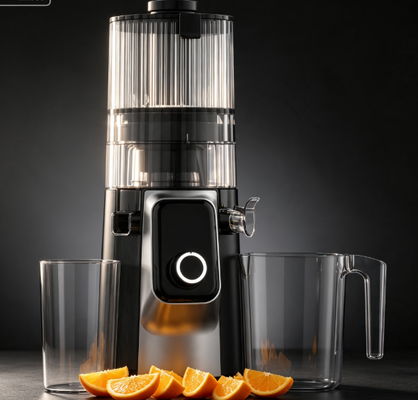 Fresh Smart HJ102C Slow Masticating Juicer – De Juicer Die Versheid Brengt in Elk Seizoen met 3 Instelbare Snelheden, 135mm Brede Vulopening, 200W Cold Press & Zelfreinigend