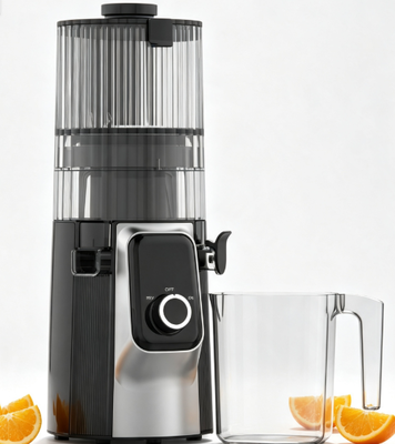 Fresh Smart HJ102C Slow Masticating Juicer – De Juicer die Clean Eating Schoon en Simpel Maakt met 3 Instelbare Snelheden, 135mm Brede Vulopening, 200W Cold Press & Zelfreinigend
