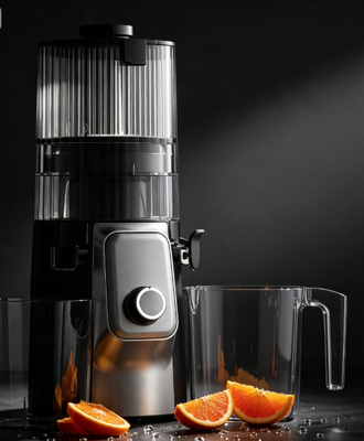 Fresh Smart HJ102C Slow Masticating Juicer   The Juicer That Helps You Savor the Good Life met 3 verstelbare snelheden, 135mm Wide Chute, 200W Cold Press & Self Cleaning