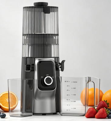 Fresh Smart HJ102C Slow Masticating Juicer De Meester van Elk Ingrediënt met 3 instelbare snelheden, 135mm breed schot, 200W koude pers en zelfreiniging