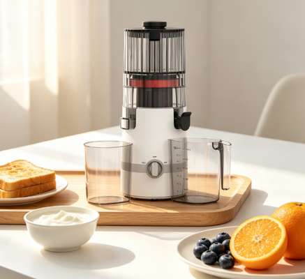 Fresh Smart HJ102B Slow Masticating Juicer ️ Waar vers sap familie vreugde ontmoet met 135mm chute, 200W cold press, zelfreinigend & veiligheids slot voor thuis