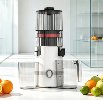 Fresh Smart HJ102B Langzaam Sapcentrifuge – Uw Dagelijkse Dosis Versheid voor het Hele Gezin met 135mm Invoer, 200W Koude Pers, Zelfreinigend & Veiligheidsslot