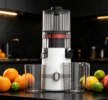 Fresh Smart HJ102B Langzaam Sapcentrifuge – De Hart-Gezonde Keuze voor Uw Familie met 135 mm Trechter, 200W Koude Pers, Zelfreinigend & Veiligheidsslot