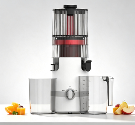 Fresh Smart HJ102B Langzaam Sapcentrifuge – De Enige Sapcentrifuge Waar Uw Familie Dol Op Zal Zijn met 135mm Uitloop, 200W Cold Press, Zelfreinigend & Slim Veiligheidssysteem
