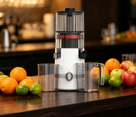 Fresh Smart HJ102B Slow Masticating Juicer – De familiejuspers die alles kan met 135 mm invoertrechter, 200 W koude pers, zelfreinigend & slim veiligheidssysteem