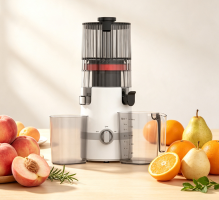 Fresh Smart HJ102B Slow Masticating Juicer De dagelijkse essentie voor vers, gezond sap met 135mm chute, 200W koude pers, zelfreinigend & veilig slot