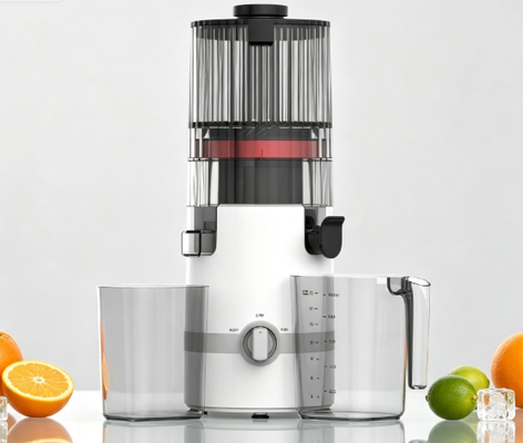 Fresh Smart HJ102B Langzaam Sapcentrifuge – Het Hart van een Gezonde Keuken met 135 mm Trechter, 200W Koude Pers, Zelfreinigend & Gezinsveilige Vergrendeling
