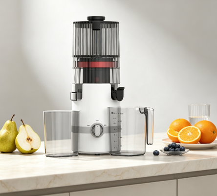 Fresh Smart HJ102B Langzaam Sapcentrifuge – Eenvoudig, Veilig, Heerlijk Familiejuscentreren met 135 mm invoerbuis, 200 W Cold Press, Zelfreinigend & Smart Lock