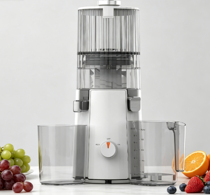 Fresh Smart HJ102A Slow Masticating Juicer Verander heel fruit in vloeibare goud in seconden, 55 RPM Cold Press, 135mm Wide Chute, Zelfreinigend