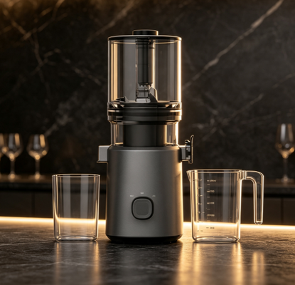 Fresh Smart HJ303 Grounded Slow Masticating Juicer niet drijvend, niet fancy, gewoon geaard.