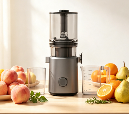 Fresh Smart HJ303 Bold Slow Masticating Juicer     Groot genoeg voor de hele ananas