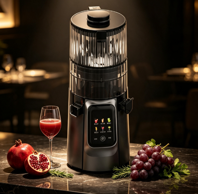 Touchscreen Slow Masticating Juicer HJ102D, Multi Program Fruit Smoothie Maker