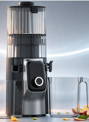HJ102C Multifunctionele Slowjuicer, Hoge Opbrengst 135mm Grote Mond Sapcentrifuge Voor Familie & Lichte Cafés