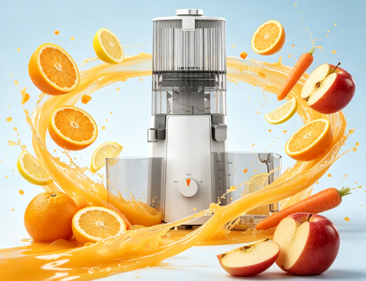 Fresh Smart HJ102A breedvoer langzame kauwjuicer met 135mm chute, 200W motor, BPA-vrij